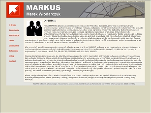 Markus: konstrukcje, zadaszenia, ślusarstwo.